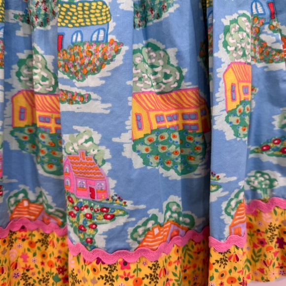 Matilda Jane HOME SWEET HOME Dress Maggie Brilliant Daydream - Size 4 Youth - Picture 5 of 6